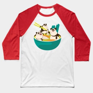 Panda Ramen Baseball T-Shirt